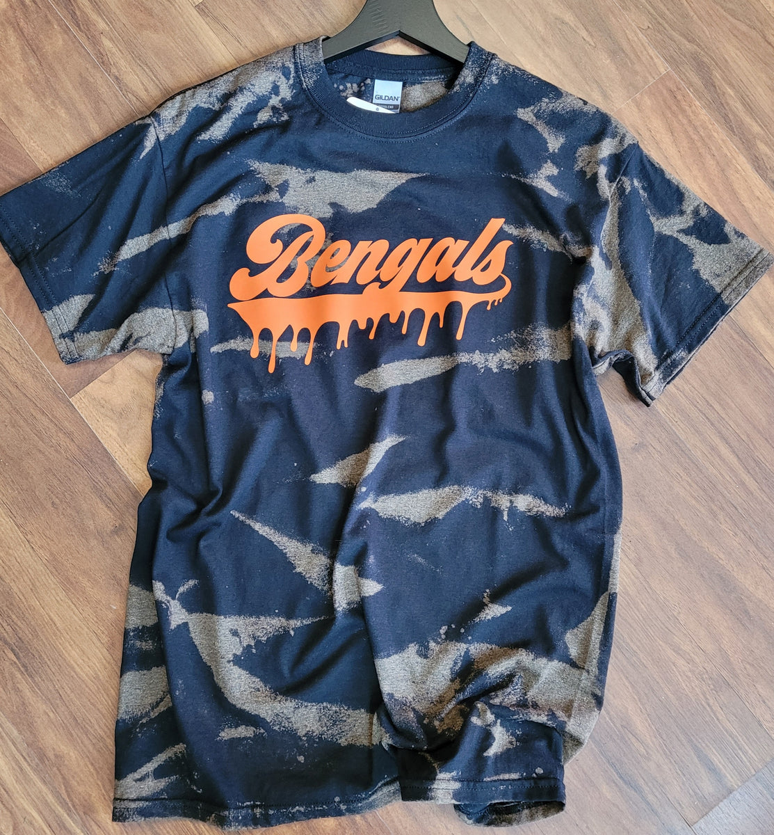 Bengals Drip Bleach T-Shirt – Shopfanfactory