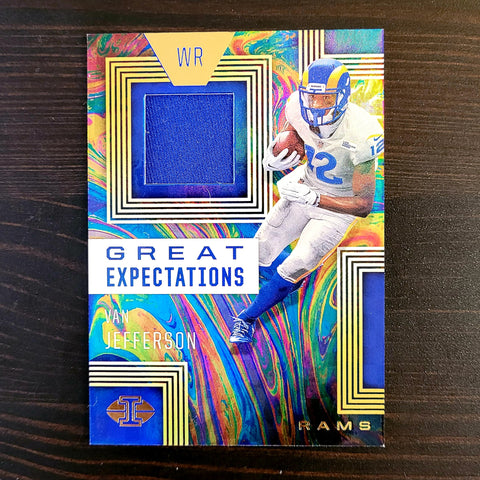 Van Jefferson Illusions Great Expectations Patch Rookie Trading Card GE28