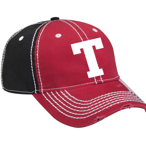 Tecumseh Red and Black White T Hat