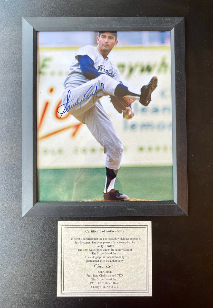 Sandy Koufax Memorabilia, Autographed Sandy Koufax Collectibles