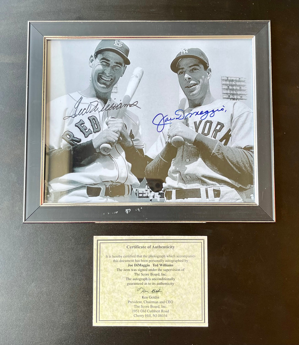 dimaggio signed jersey